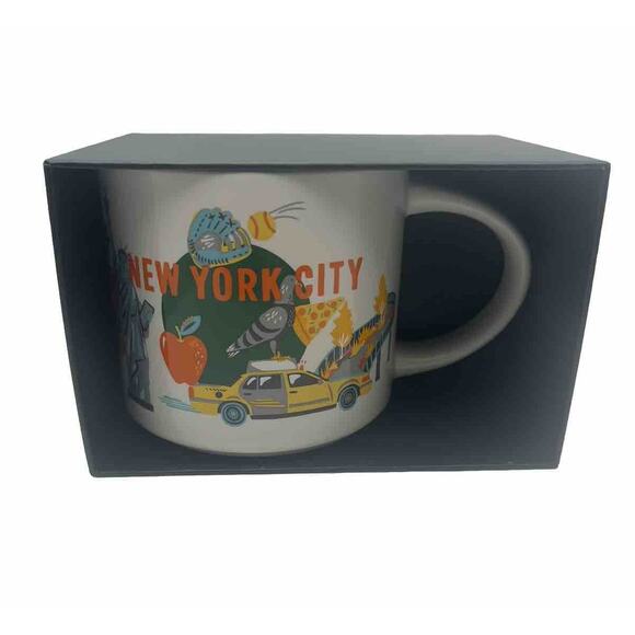 Starbucks New York City Coffee Mug Discovery Series Statue Liberty NYC+BONUS! - Picture 4 of 13